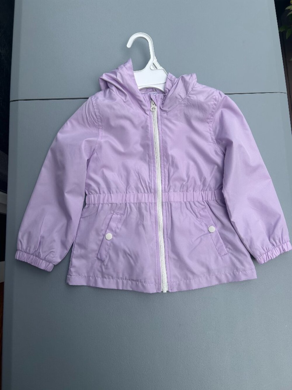 Carter's Child of Mine Toddler Girl Windbreaker Jacket with Hood, Size 5T
